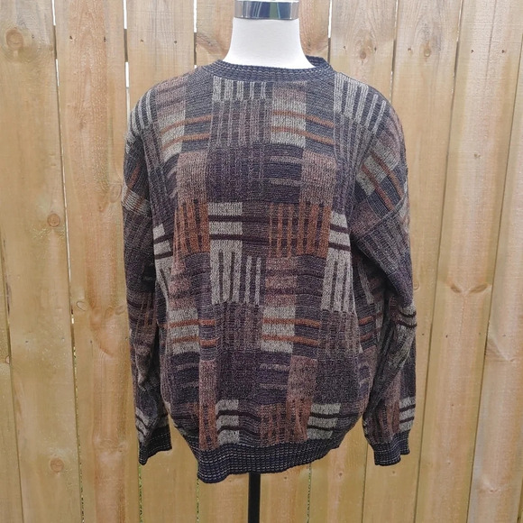 Other - Protégé Coogi Style Sweater Men's Crew Neck Pullover Multicolor Size XL